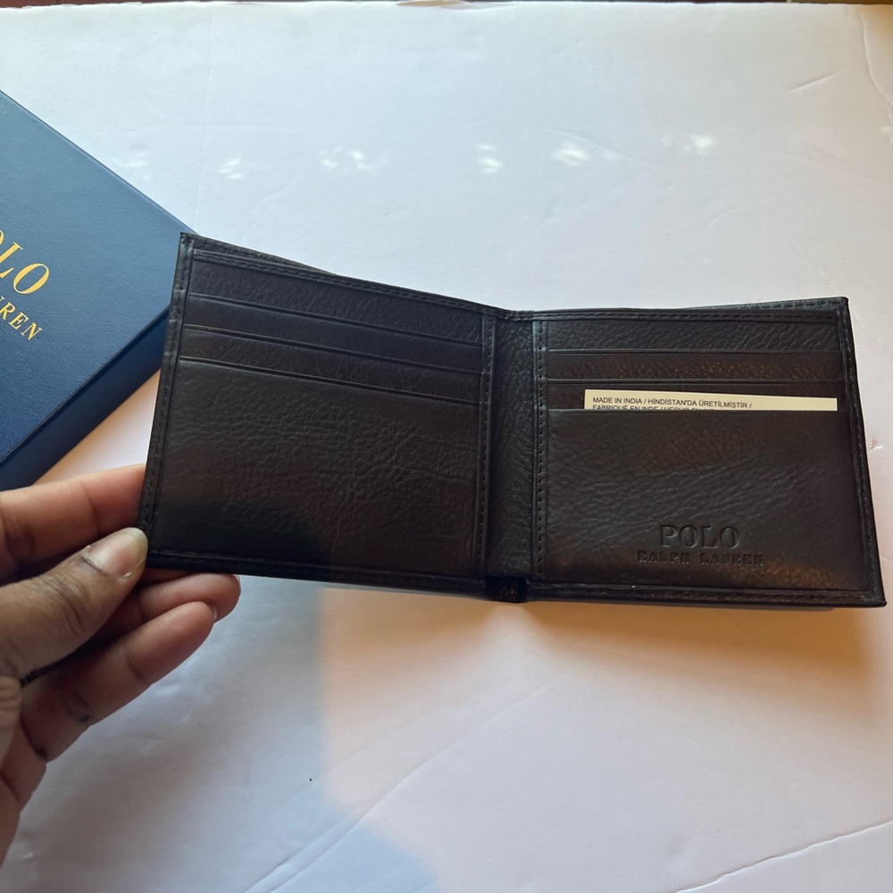 Men's  leather wallet by Polo Ralph Lauren